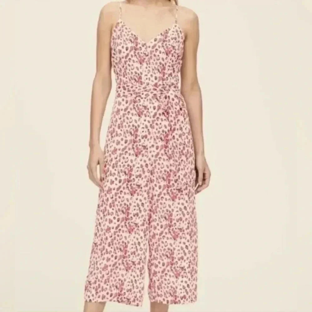Banana Republic Strappy crop-leg V-Neck Jumpsuit, size 8 NWT
